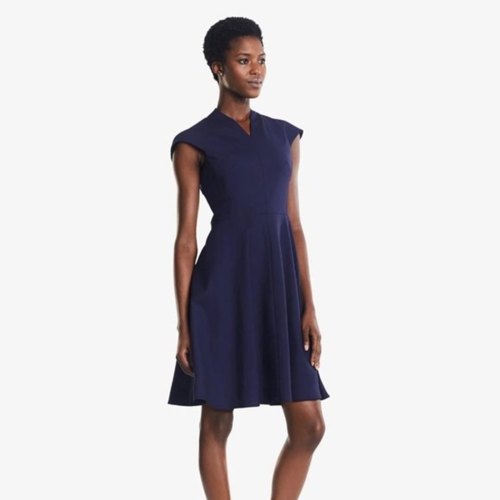 NWT MM Lafleur Ruth Dress Indigo size 4